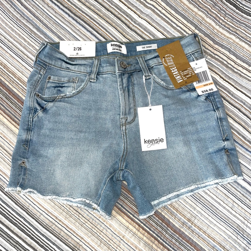 Kensie Blue Denim Women's Shorts